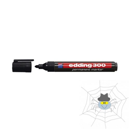 EDDING 300 1,5 - 3 mm kerek hegyű permanent marker - fekete