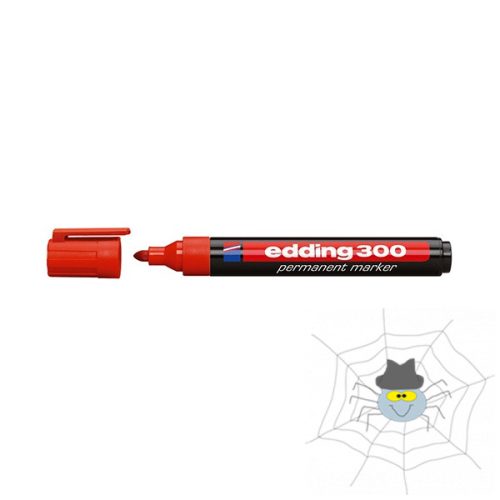 EDDING 300 1,5 - 3 mm kerek hegyű permanent marker - piros