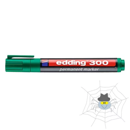 EDDING 300 1,5 - 3 mm kerek hegyű permanent marker - zöld