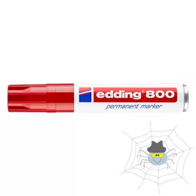 Alkoholos marker EDDING 800 piros
