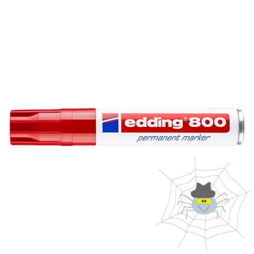 Alkoholos marker EDDING 800 piros