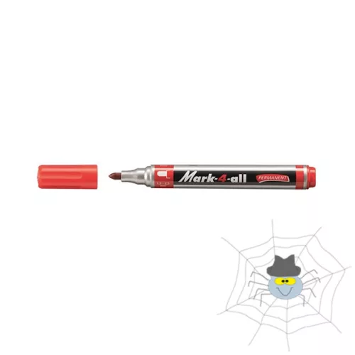 Alkoholos marker STABILO Mark-4 All piros
