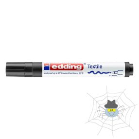 Textilmarker EDDING 4500 fekete