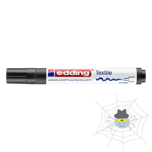 Textilmarker EDDING 4500 fekete