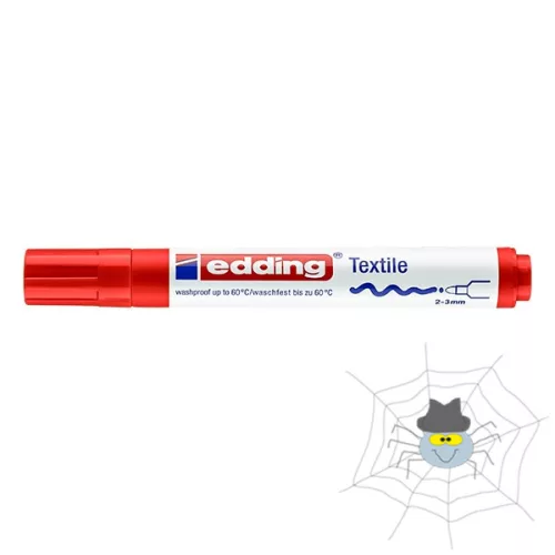 Textilmarker EDDING 4500 piros