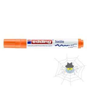 Textilmarker EDDING 4500 narancs