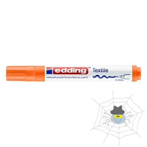 Textilmarker EDDING 4500 narancs