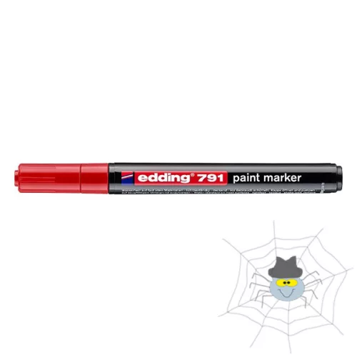 Lakkmarker EDDING 791 1-2mm piros