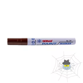 Lakkmarker SNOWMAN CP-12 4,5mm barna