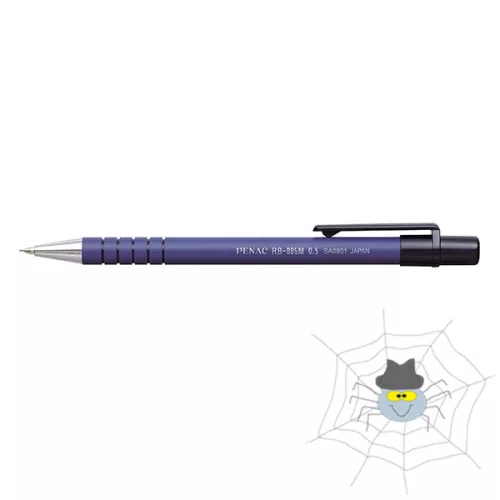 Nyomósirón PENAC RB-085M 0,5mm kék
