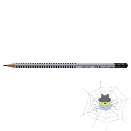 Grafitceruza FABER-CASTELL Grip 2001 HB háromszögletű radíros