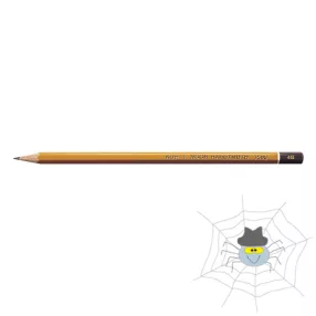 Grafitceruza KOH-I-NOOR 1500 4B hatszögletű