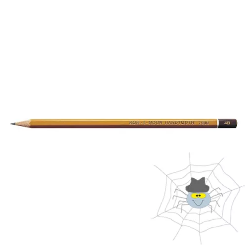 Grafitceruza KOH-I-NOOR 1500 4B hatszögletű