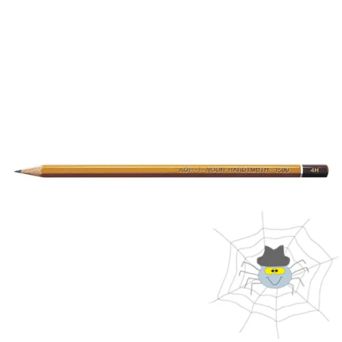 Grafitceruza KOH-I-NOOR 1500 4H hatszögletű