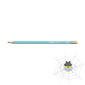   Grafitceruza STABILO Pencil 160 HB hatszögletű radíros kék