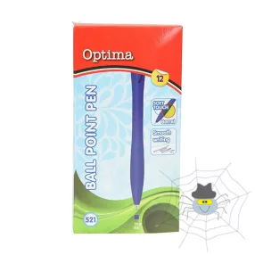 Golyóstoll OPTIMA nyomógombos 521 kék