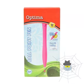 Golyóstoll OPTIMA nyomógombos 521 PINK