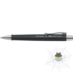 Golyóstoll FABER-CASTELL Poly Ball fekete M