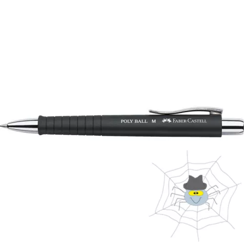 Golyóstoll FABER-CASTELL Poly Ball fekete M