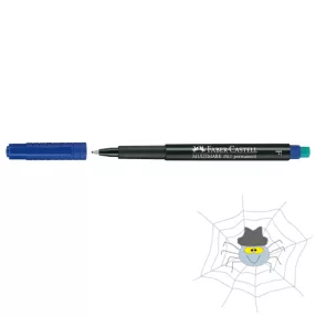 Alkoholos marker FABER-CASTELL F 0,6 mm kék