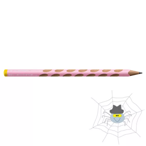 Grafitceruza STABILO Easygraph Pastel HB háromszögletű balkezes rózsaszín