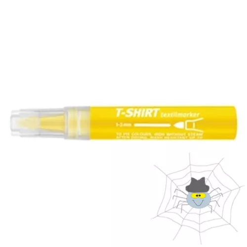 Textilmarker ICO T-Shirt flour sárga