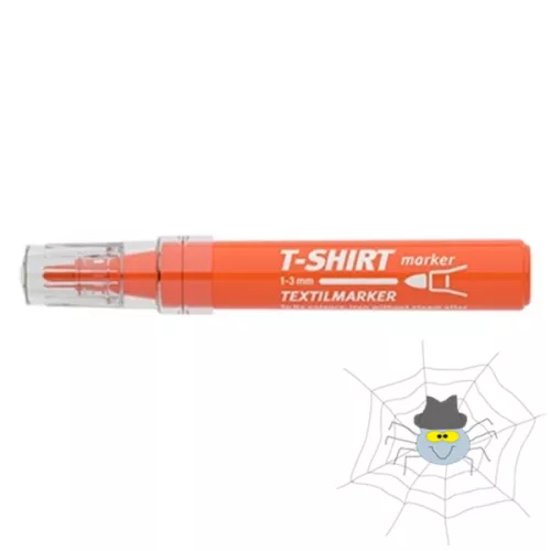 Textilmarker ICO T-Shirt flour narancs