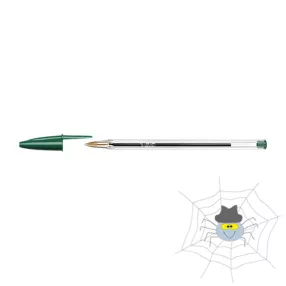 BIC Cristal Medium golyóstoll 0,4 mm - zöld írás