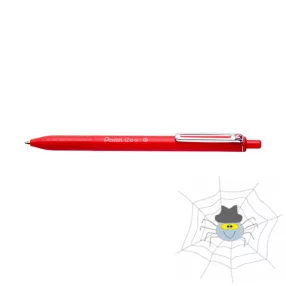 Golyóstoll PENTEL iZee nyomógombos 0,35 mm piros