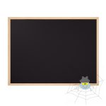 Krétás tábla MEMOBE fakeret fekete felület 40x60 cm