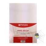   FORTUNA A4 230 gram matt bőrhatású fehér hátlap - 100 db/csomag