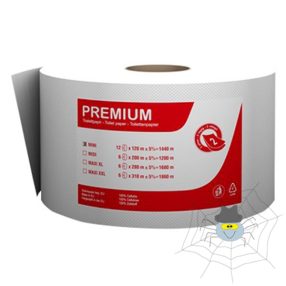  Toalettpapír FORTUNA Premium Jumbo mini tekercses 2 rétegű 19cm hófehér 12/csom