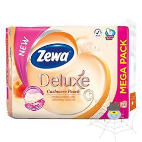   Toalettpapír ZEWA Deluxe 3 rétegű 24 tekercses Cashmere Peach