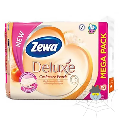 Toalettpapír ZEWA Deluxe 3 rétegű 24 tekercses Cashmere Peach