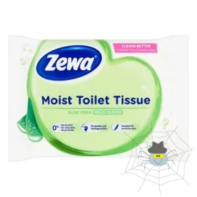 Nedves toalettpapír ZEWA 42db-os Aloe Vera