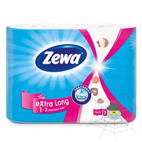 Kéztörlő tekercses háztartási ZEWA Premium Extra Long 2 rétegű 2 tekercses 70 lap