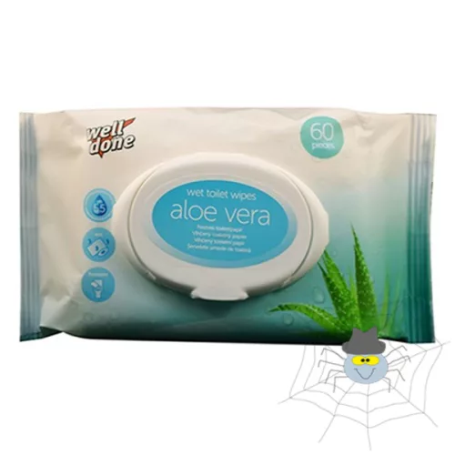WELL DONE Aloe Vera nedves toalettpapír - 60 db/csomag