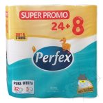 Toalett papír PERFEX 3 rétegű 24+8 tekercses