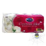   Toalett papír PERFEX Cotton Like premium white 3 rétegű 16 tekercses