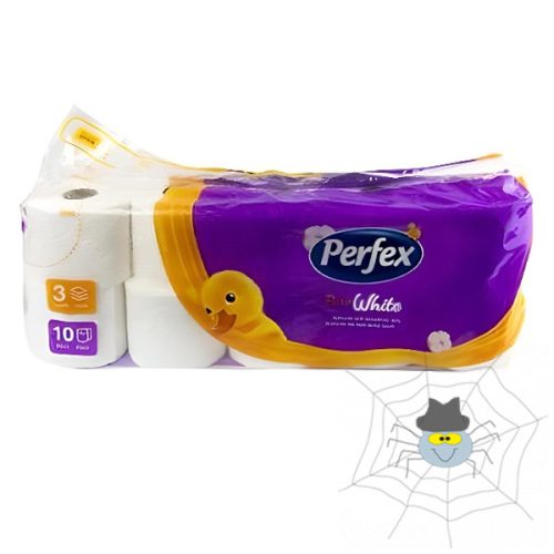 Toalett papír PERFEX Pure White 3 rétegű 10 tekercses