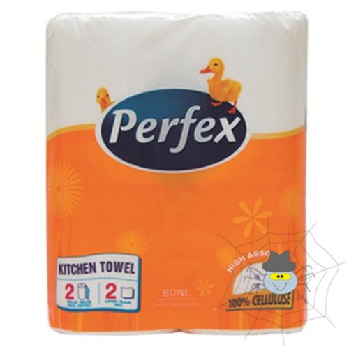 Kéztörlő tekercses háztartási PERFEX Boni 2 rétegű 2 tekercses