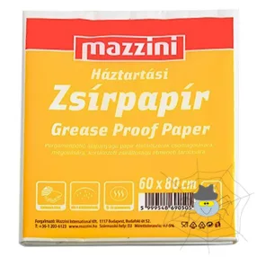 Zsírpapír MAZZINI 60x80cm 5 ív/csomag