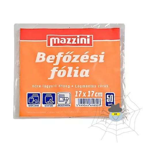 Befőzési fólia MAZZINI 17x17cm 50 db/csomag