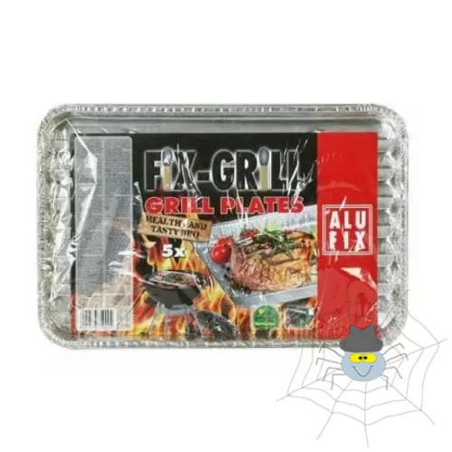 Grilltálca ALUFIX négyszögletű - 3 db/csomag