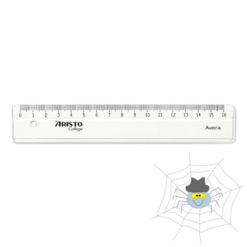 ARISTO College műanyag átlátszó - 16 cm