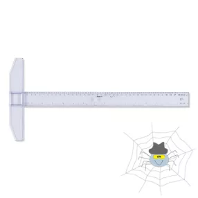 T-Vonalzó ARISTO fix fejjel 40 cm víztiszta