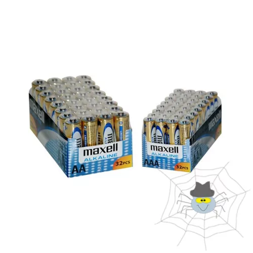 Elem micro MAXELL (AAA, LR03) 32db-os gyűjtődoboz