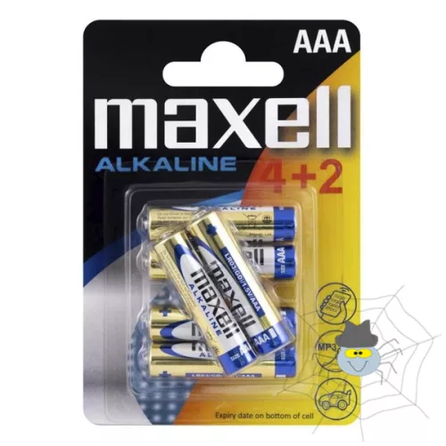 Elem micro MAXELL (AAA, LR03) 4+2/BL