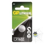 Elem gomb GP CR1632 3V