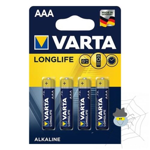 VARTA Longlife AAA elem mikro LR03 - 4 db/csomag